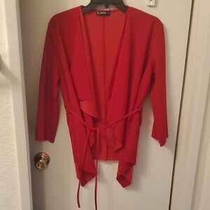 FREE W/ ANY $5 PURCHASE SHEIN Vibrant Red Draped Blazer